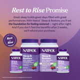 Natrol uso nocturno 20 a 30 minutos antes de dormir