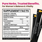 Natruveda Shilajit, varitas de miel con hierbas ayurvédicas para equilibrio suave