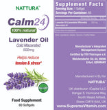 Nattura Calm Aid etiqueta Kosher: certificación visible y confianza para la compra.