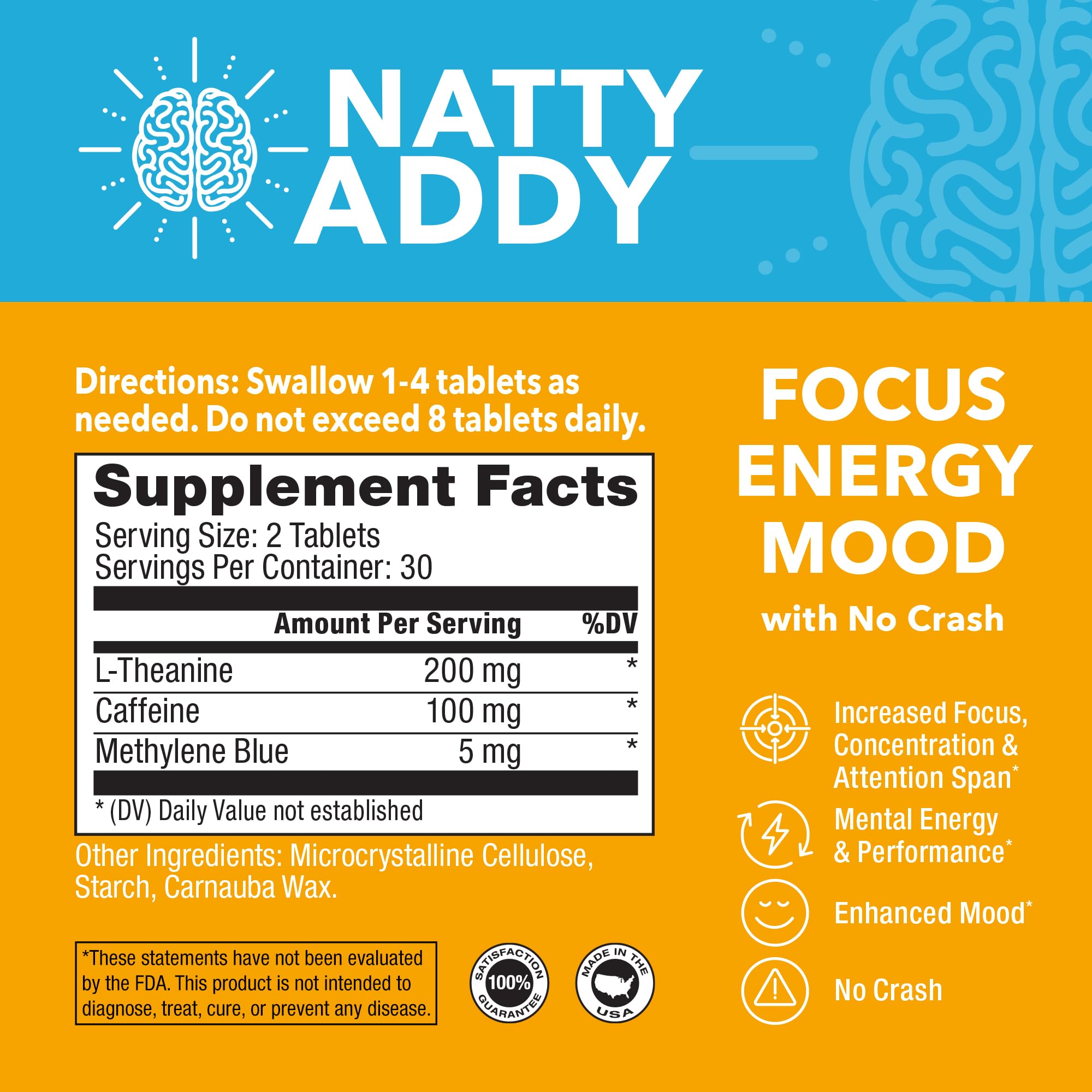 Natty Addy cápsulas 60 en bote transparente para ver calidad.