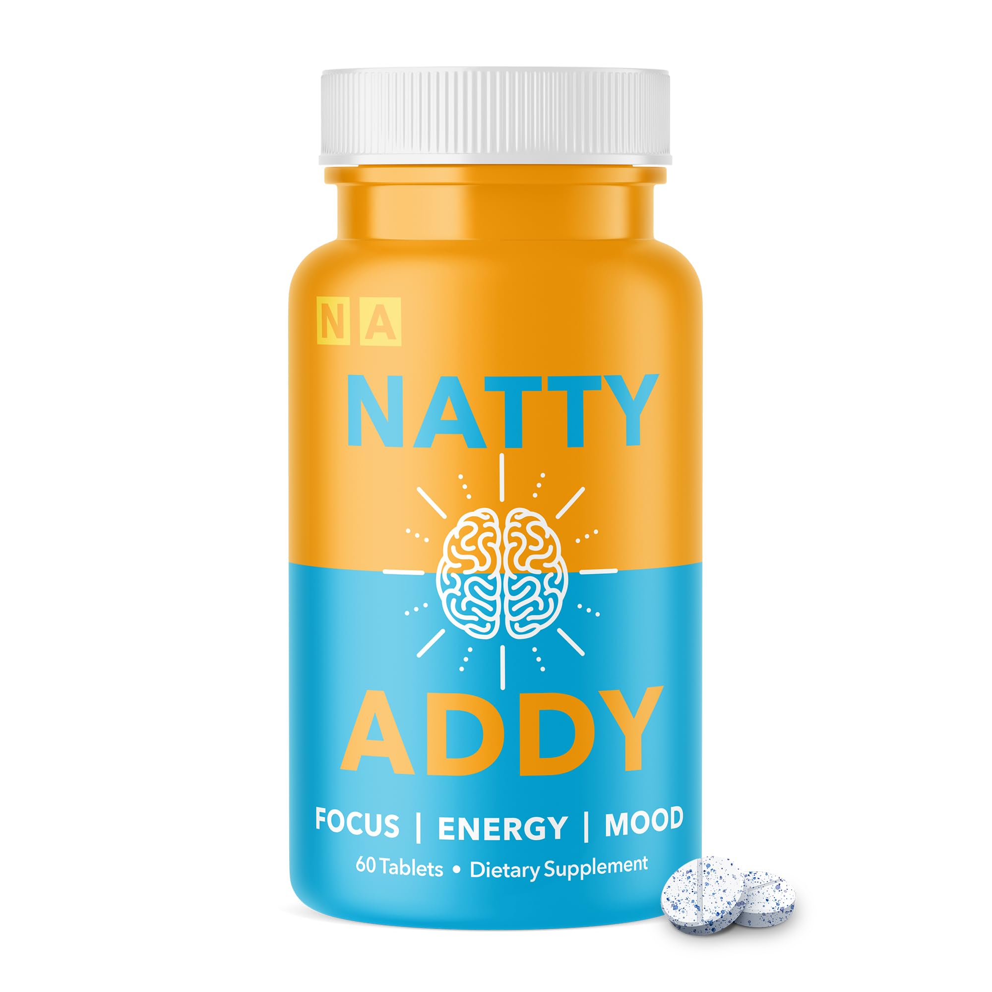 Natty Addy Maxima Fuerza Cerebro: cápsulas 60 para enfoque sostenido.