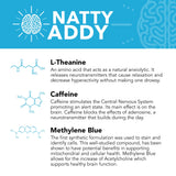 Natty Addy uso diario en casa y oficina para enfoque.