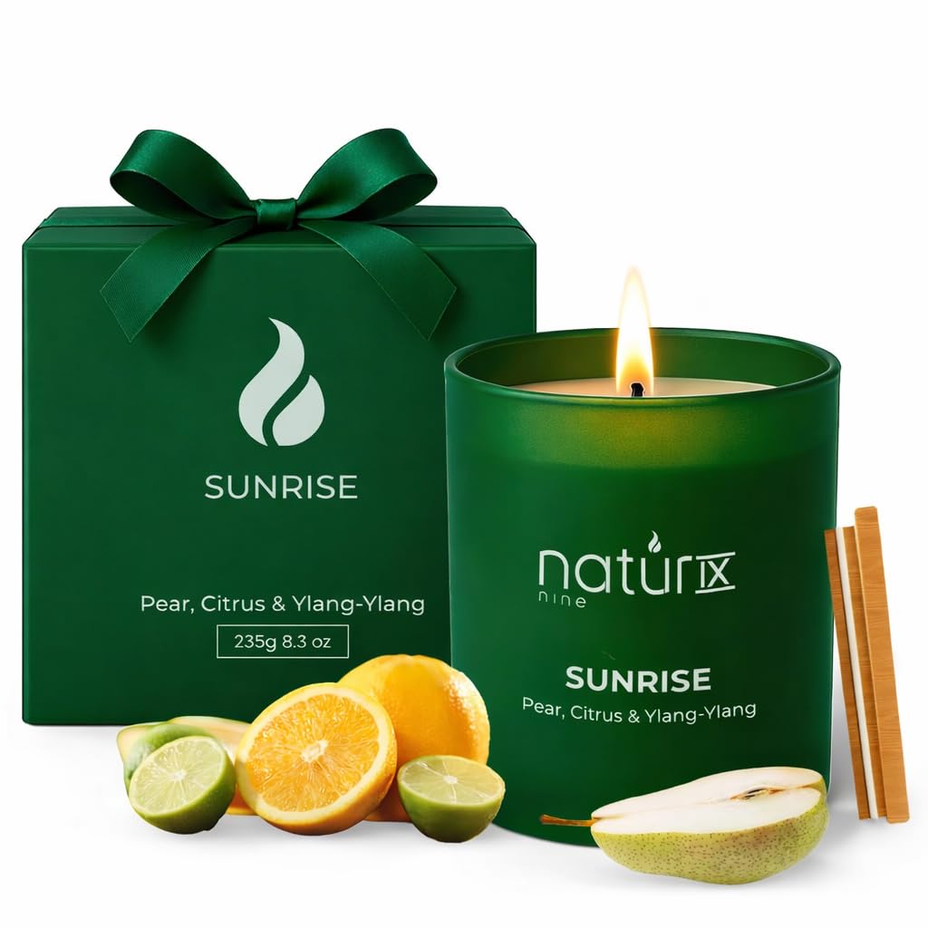 Vela Natur IX Amanecer con fragancia de pera para despertar sensaciones.
