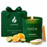 Vela Natur IX Amanecer con fragancia de pera para despertar sensaciones.