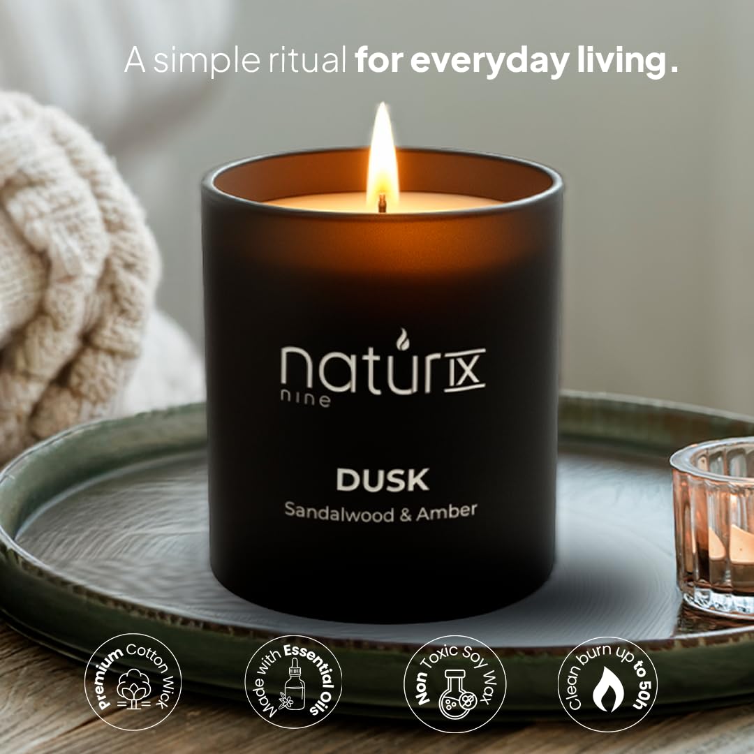 Natur IX Dusk fragancia sándalo y ámbar, fragancia reconfortante.