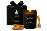 Natur IX Dusk vela en empaque premium, ideal para regalo.