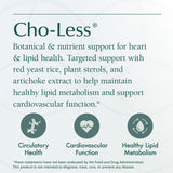 Natura Health Products Cho-Less beta-sitosterol en cápsulas para beneficio vegetal.