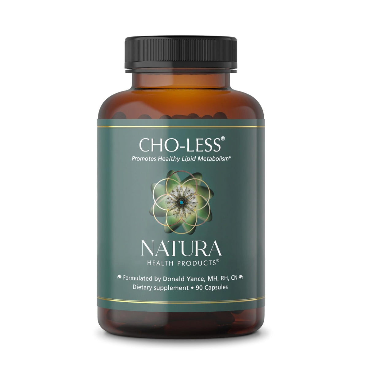 Natura Health Products Cho-Less cápsulas en estuche para apoyo general de lípidos.
