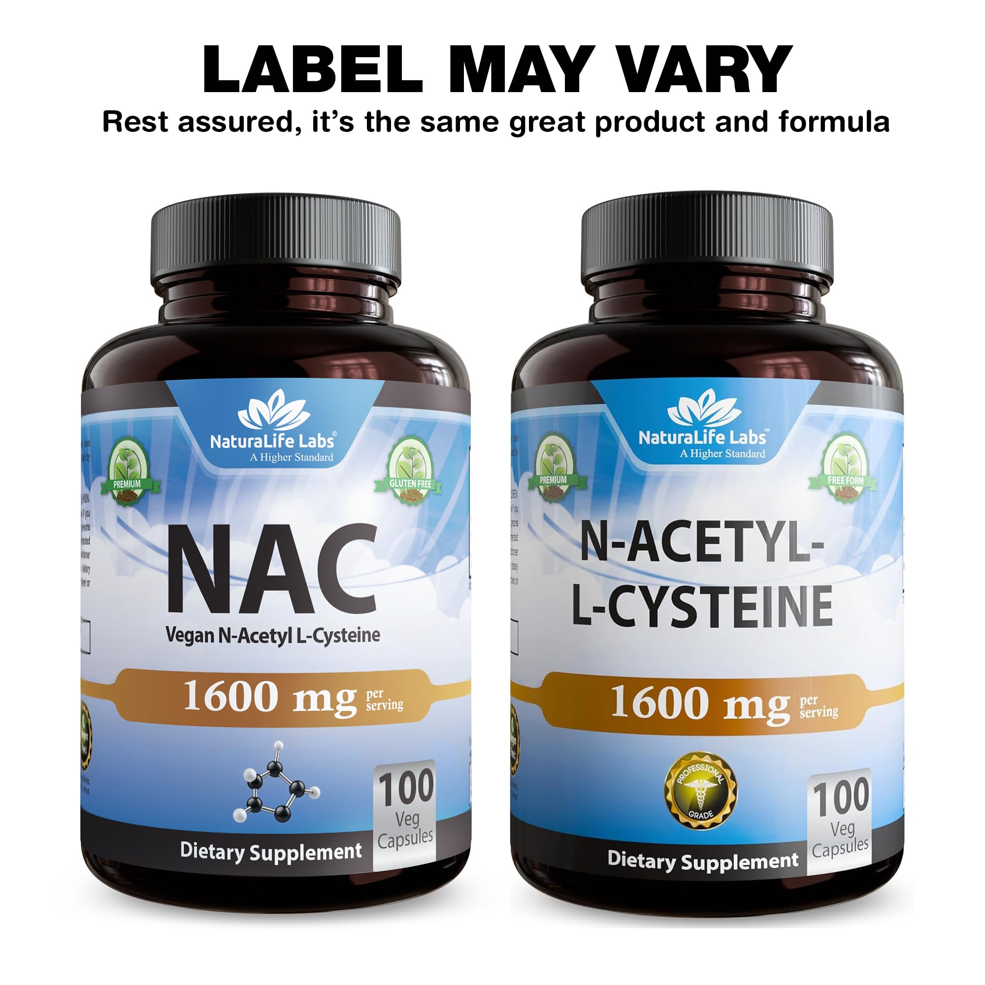 NaturaLife Labs NAC empaque compacto para viajes