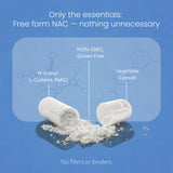 NaturaLife Labs NAC etiqueta legible con dosis clara