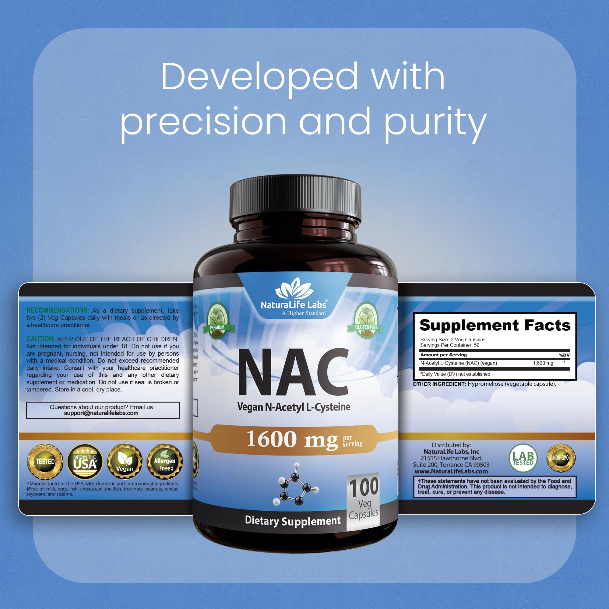 NaturaLife Labs NAC uso diario para rutinas de bienestar