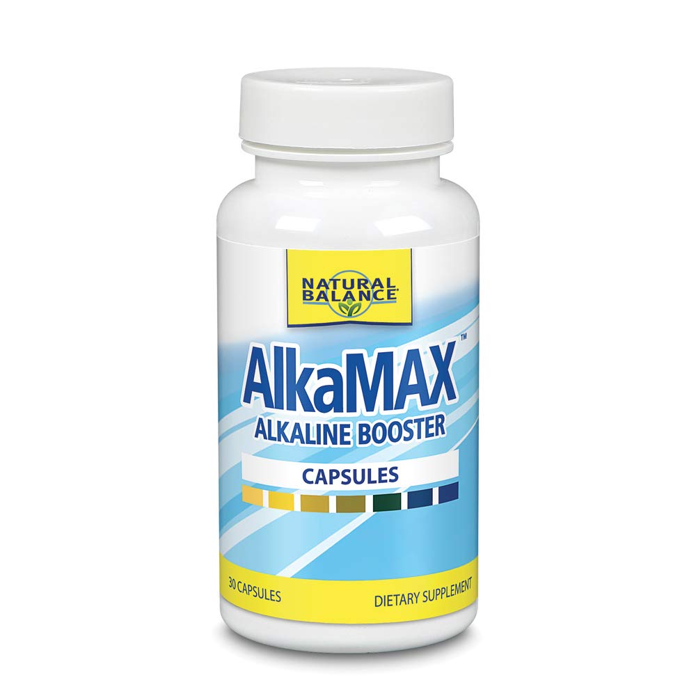 Natural Balance Alkamax: botella vertiendo para una dosificación diaria fácil.