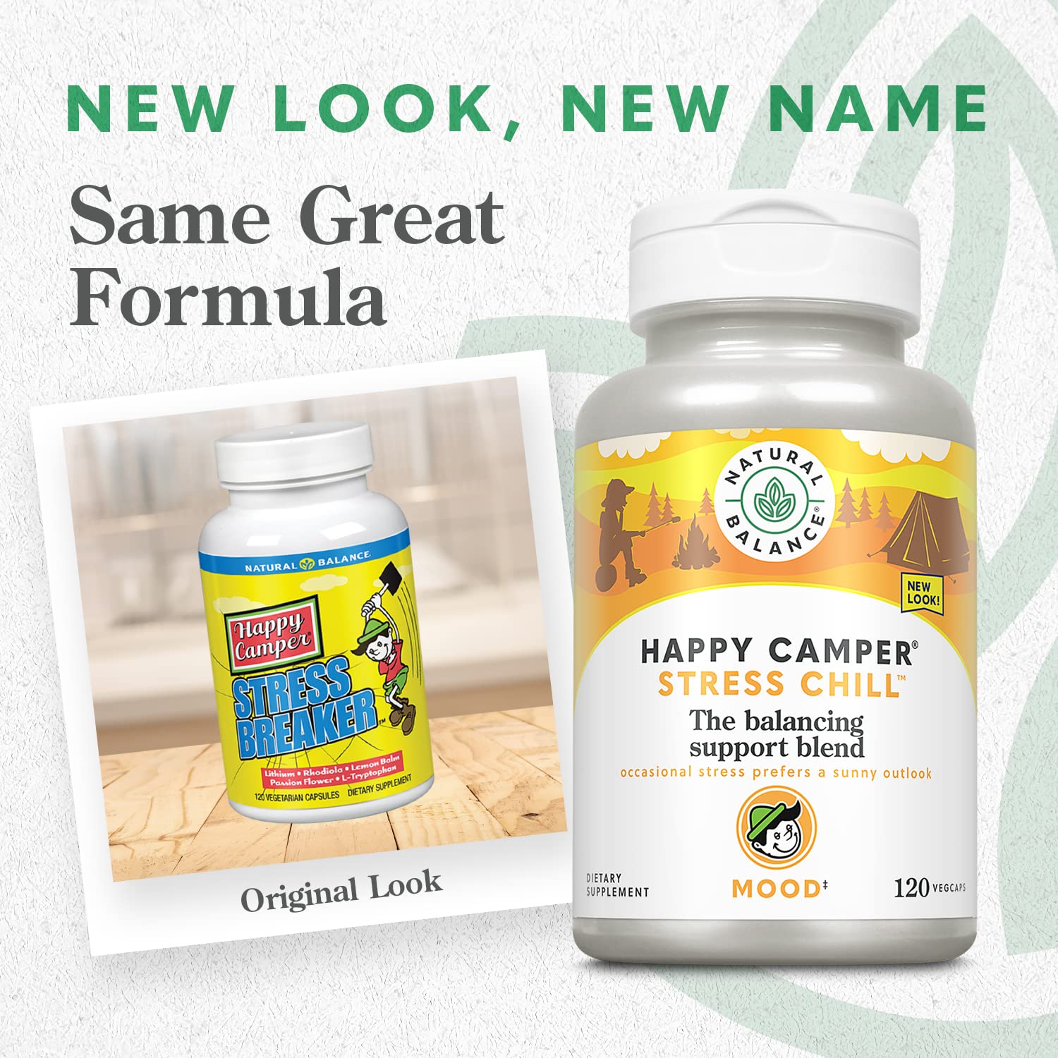 Natural Balance Happy Camper: pastillas vegetarianas, ideales para una rutina activa y relajante.