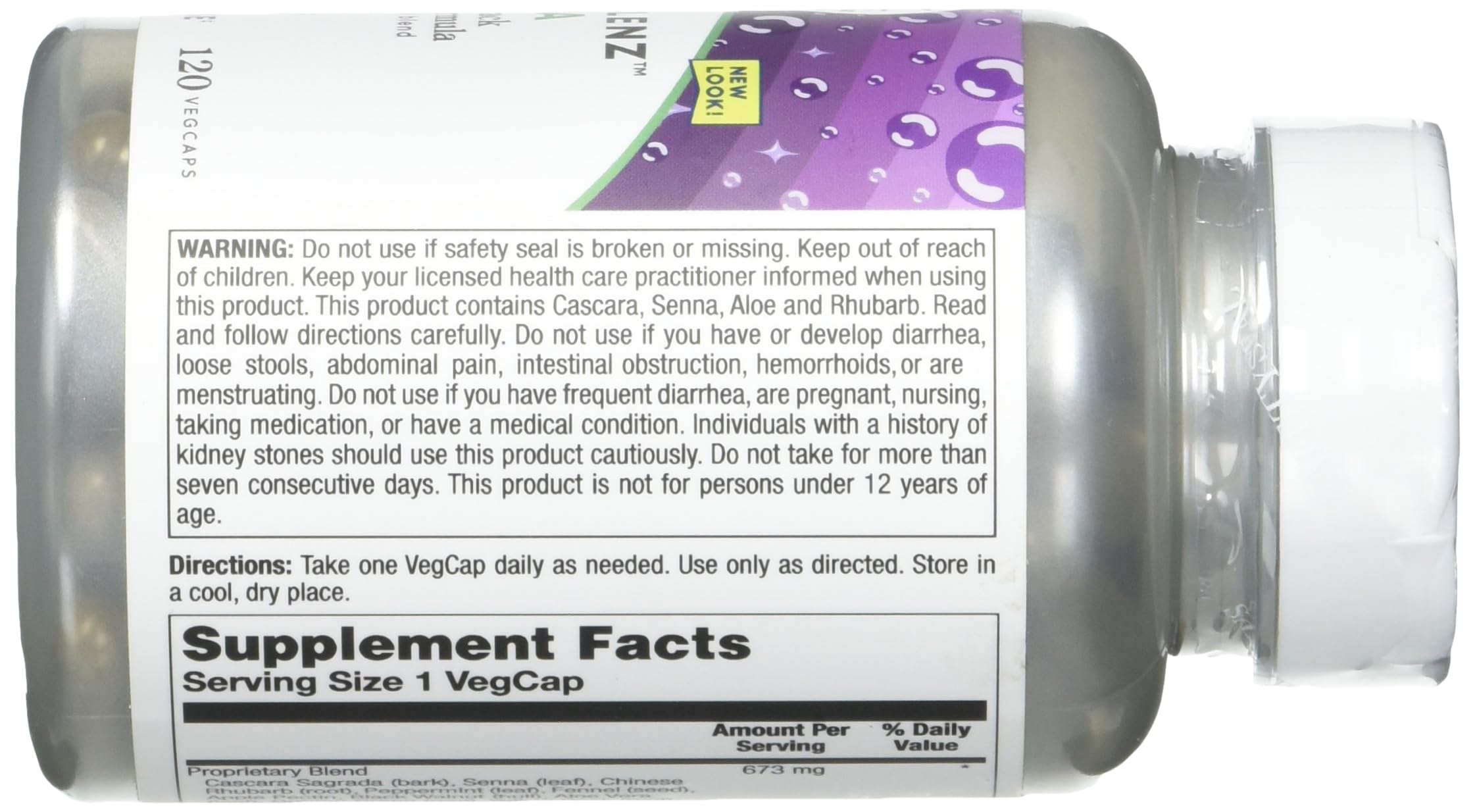 Natural Balance Ultra Colon Clenz etiqueta frontal destacando ingredientes herbales.