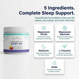 Natural BioScience Magnesium Sleep, medidor, ideal para medir la dosis antes de dormir.