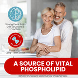 Natural BioScience PS100 etiqueta informa ingredientes no GMO y sin soja