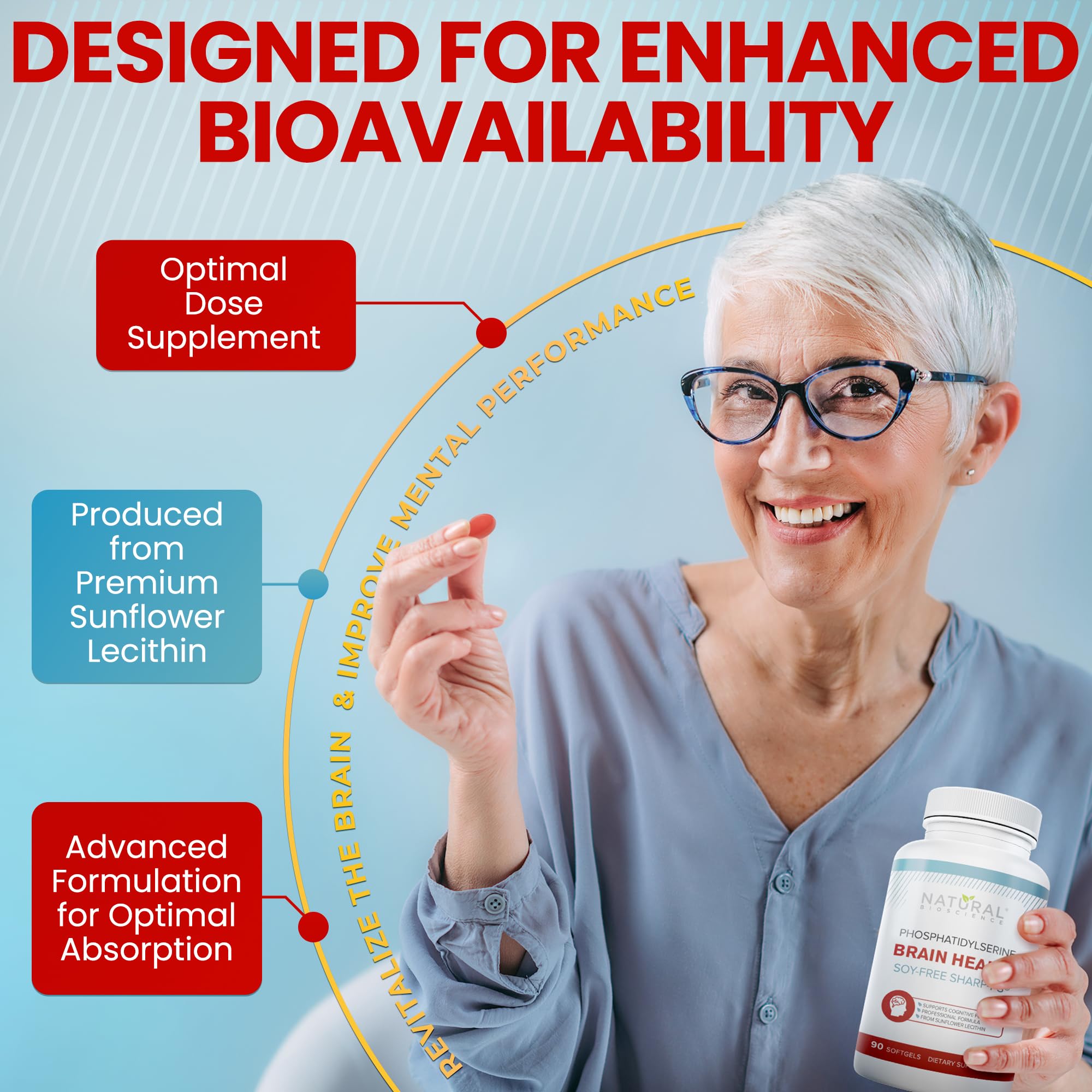 Natural BioScience PS100 ingredientes no GMO permiten estudio y aprendizaje