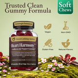 Heart Harmony: gomitas sin colores artificiales, textura agradable para masticar.