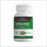 Natural Care Supplements Ashwagandha 450mg en botella para uso diario