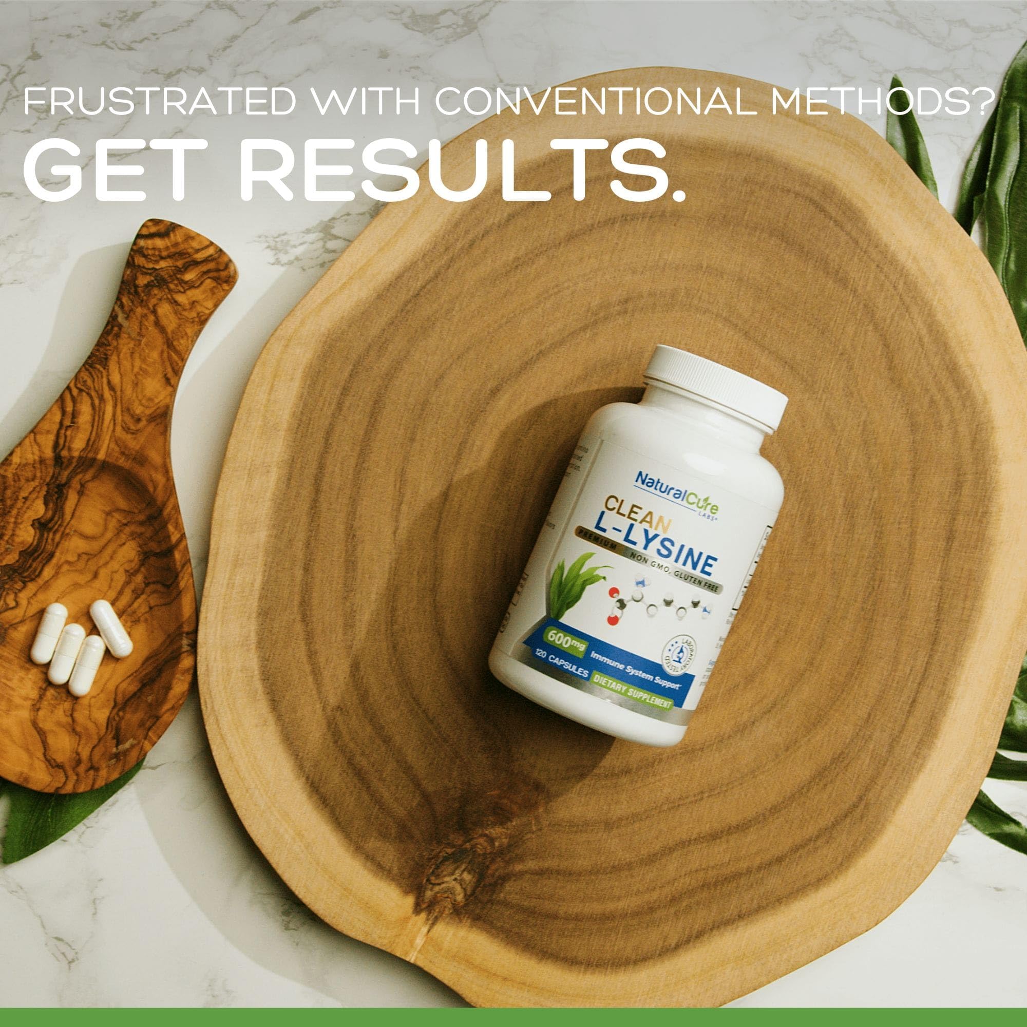 Natural Cure Labs lisina sin gluten, opción libre de gluten