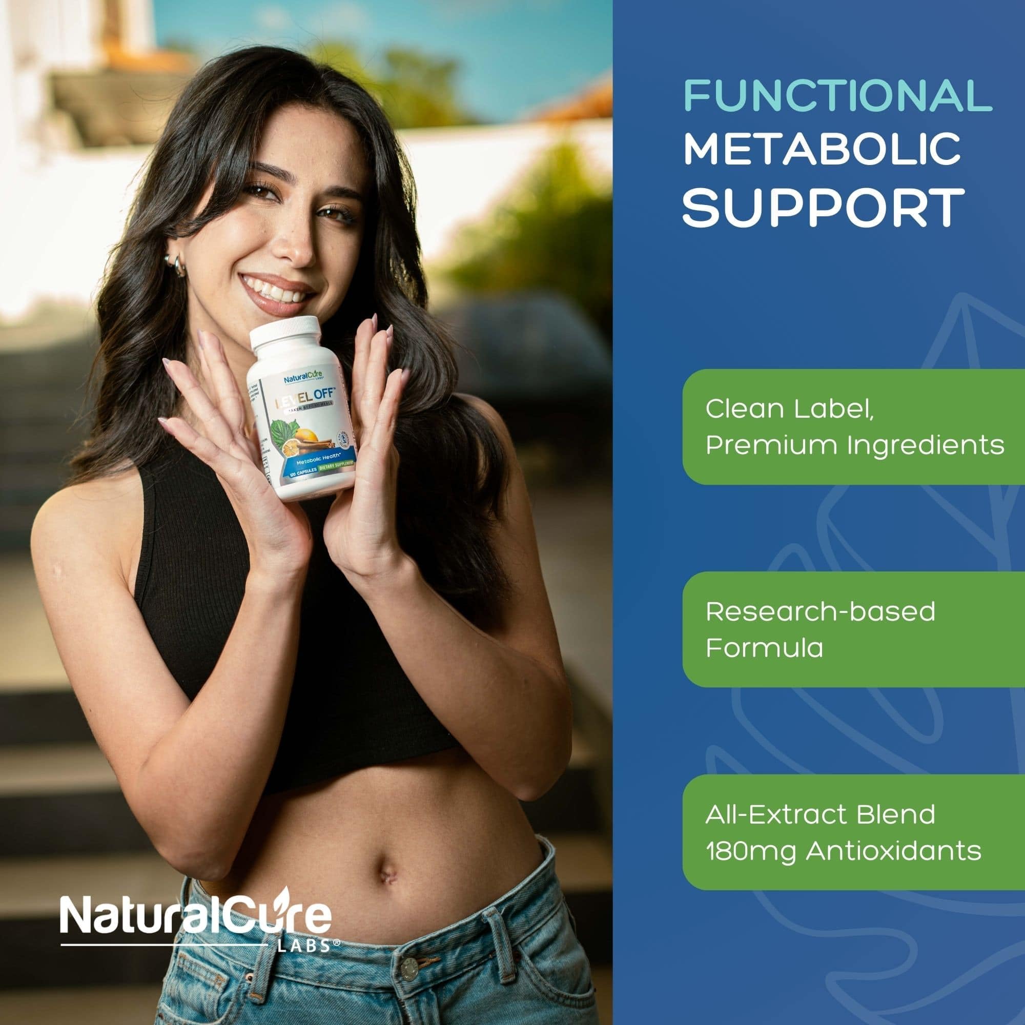 Presentación de 120 cápsulas de Natural Cure Labs