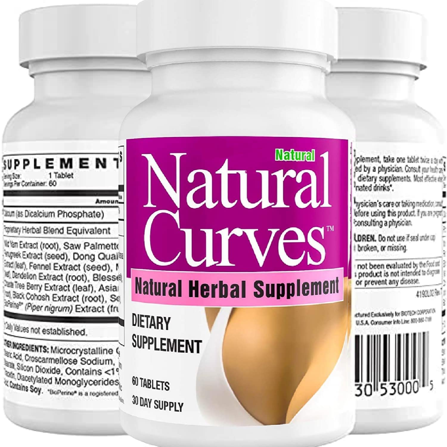 Natural Curves cápsulas para busto con definición y firmeza.