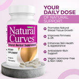 Natural Curves mezcla de hierbas que componen la fórmula herbal.