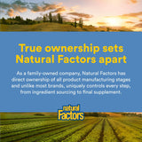 Natural Factors Alaska salvaje: certificado de sostenibilidad y pureza