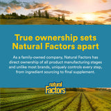 Natural Factors Acidophilus y Bifidus, porciones diarias, apoyo potencial para equilibrio intestinal