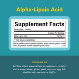 Natural Factors alfa-lipoico 200 mg, cápsulas, opción antioxidante puntual en el día.