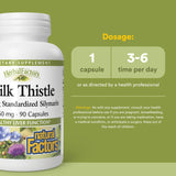 Natural Factors cápsulas de apoyo hepático diario: uso cómodo y práctico.