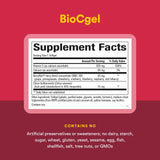 Natural Factors BioCgel: calcio ascórbato en formato no ácido, suave para estómago.