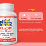 Celadrin cápsulas en primer plano, apoyo a absorción.