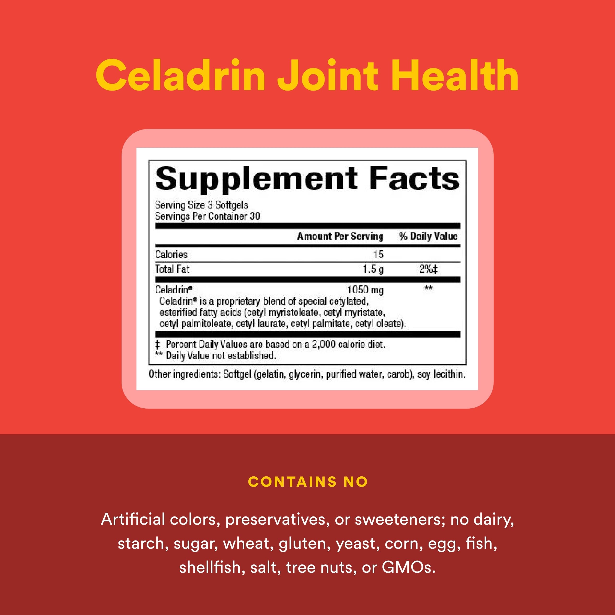 Ingredientes cetilados de Celadrin, clave para absorción.