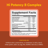 Natural Factors Complejo B de Alta Potencia, energía diaria y metabolismo equilibrado.
