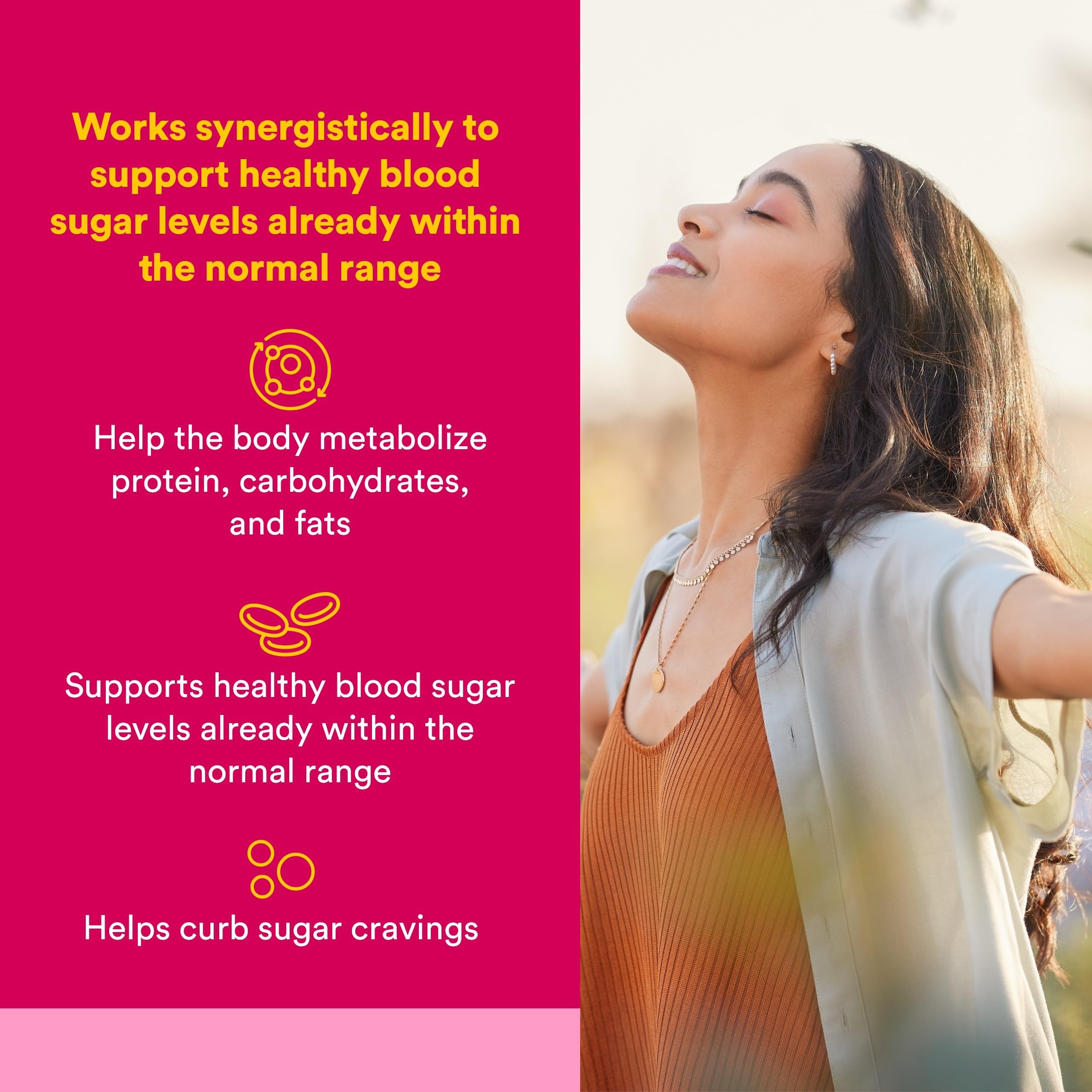 Natural Factors cromo-vanadio cápsulas para metabolismo de carbohidratos