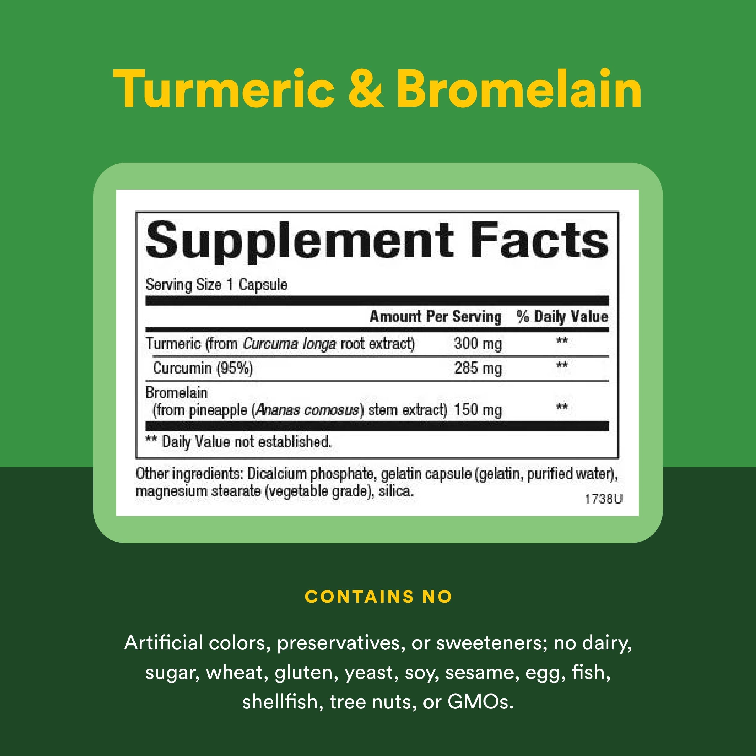 Natural Factors Curcuma Bromelina, cápsulas en blister, fácil transporte.