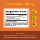 Ingredientes de cúrcuma en Theracurmin para soporte antioxidante natural.