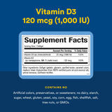 Natural Factors Vitamina D3 y K2, empaque certificado, calidad y pureza garantizadas.