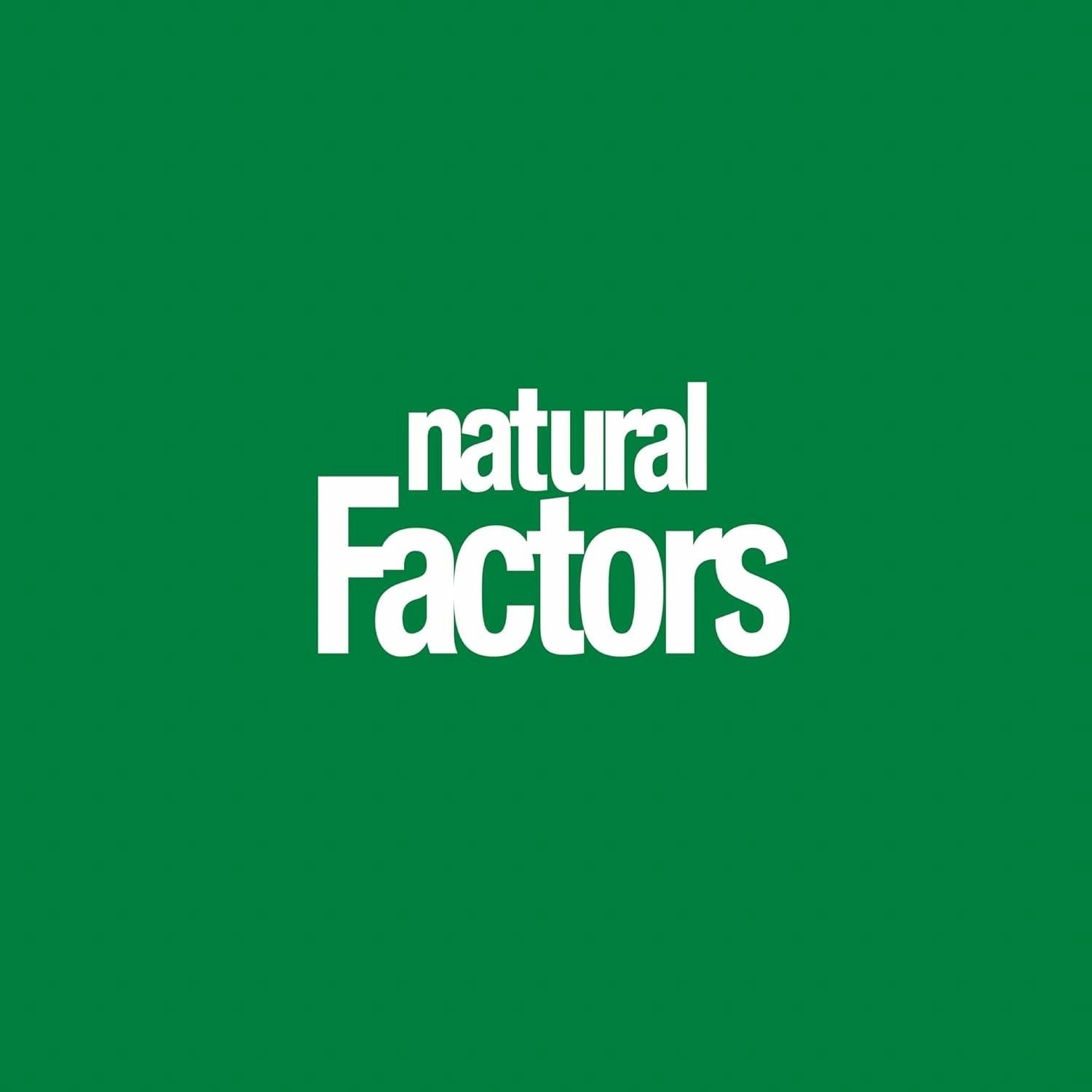 Natural Factors dosis diaria de 2 tabletas, recordatorio práctico