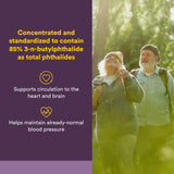 Etiqueta del producto Natural Factors destaca beneficios para la salud circulatoria