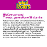 Etiqueta de Natural Factors sin transgenicos para claridad de ingredientes.