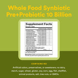 Natural Factors fermentado prebiótico, ingrediente orgánico para apoyo intestinal