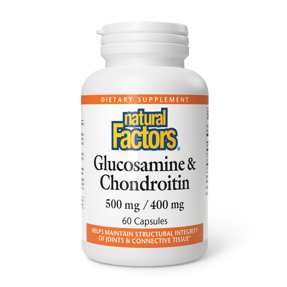 Natural Factors Glucosamina y Condroitina, cápsulas, posible apoyo a la movilidad diaria