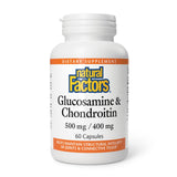 Natural Factors Glucosamina y Condroitina, cápsulas, posible apoyo a la movilidad diaria