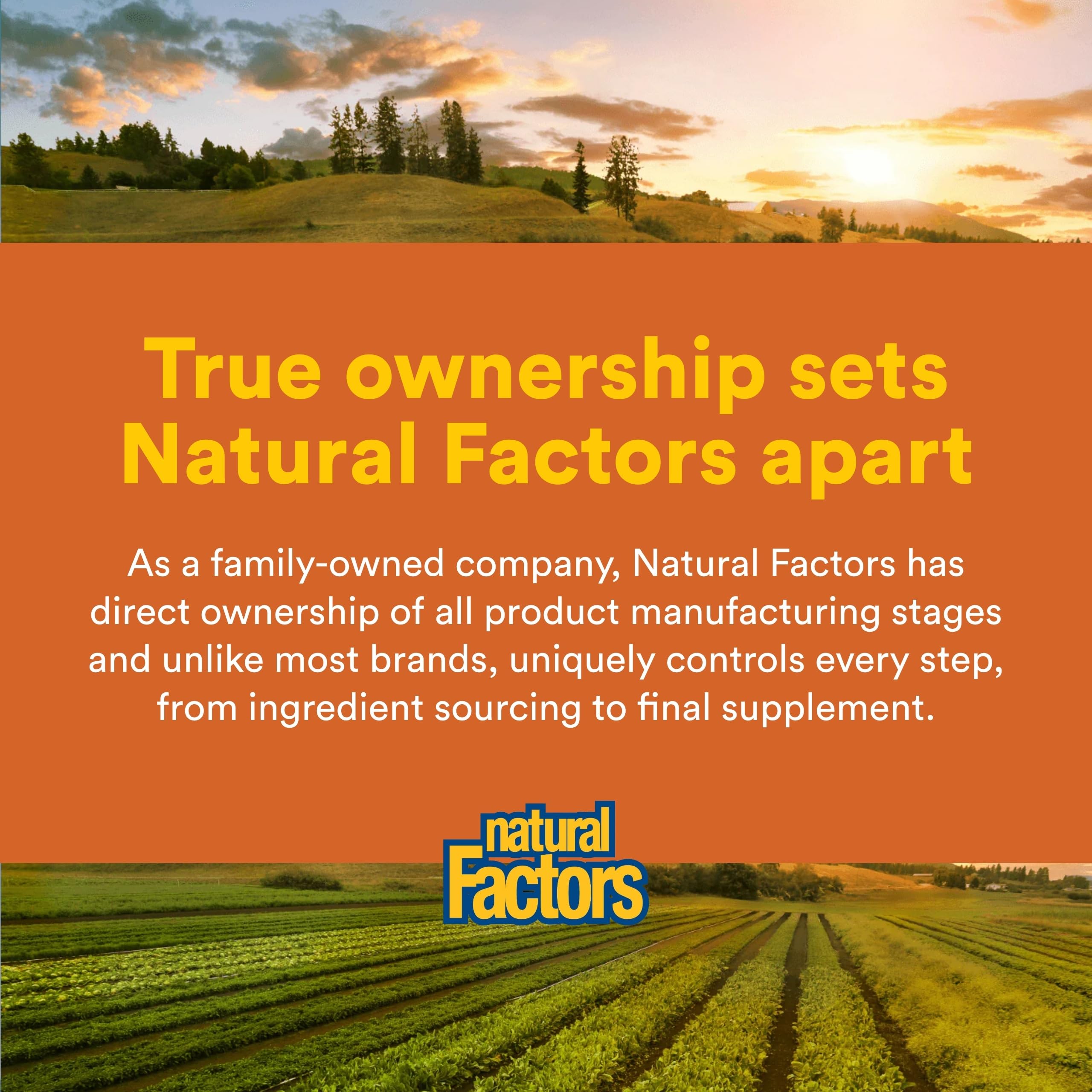 Tabla nutricional de Natural Factors Glucosamina y Condroitina para comparar