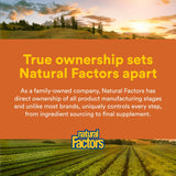 Tabla nutricional de Natural Factors Glucosamina y Condroitina para comparar
