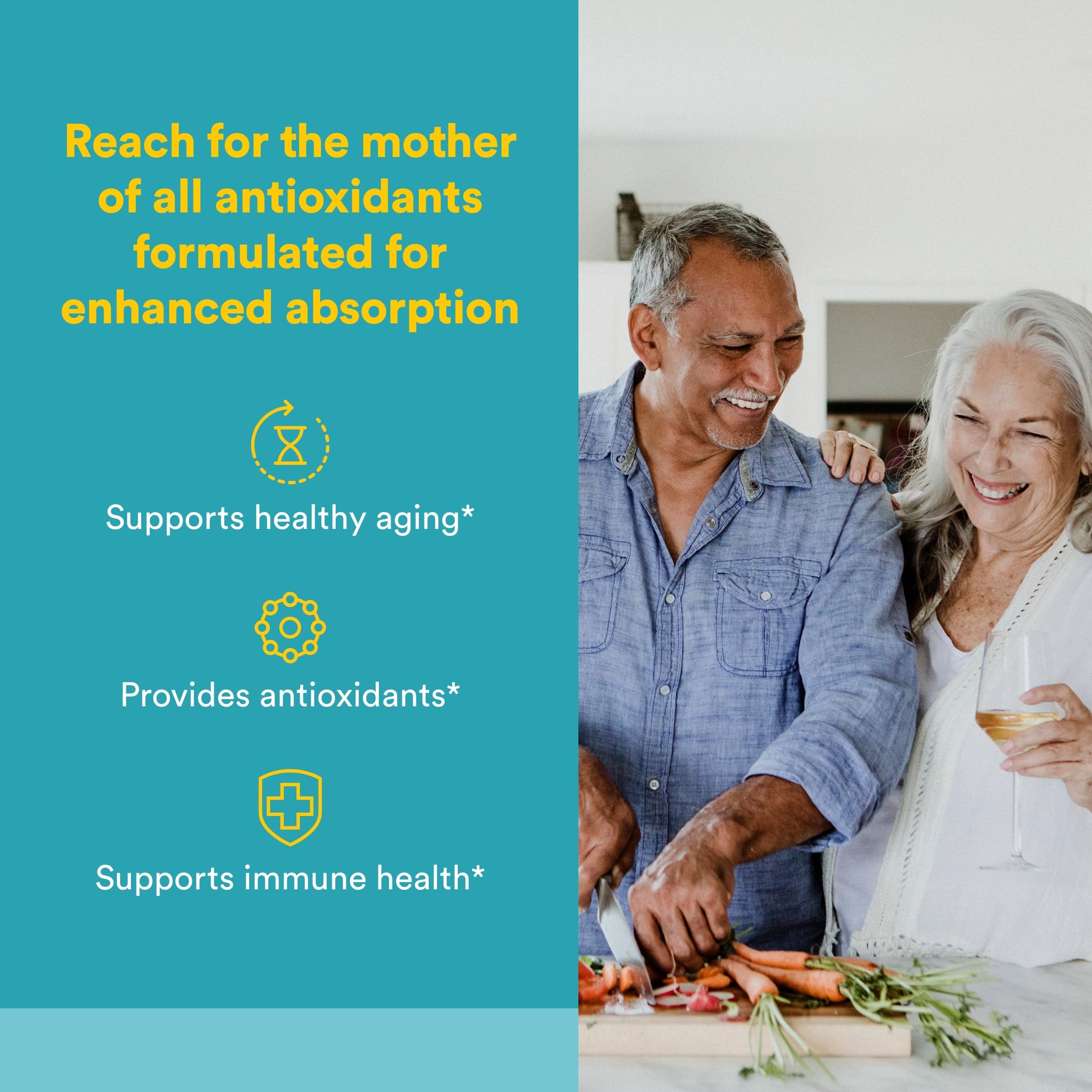 Natural Factors glutatión cápsulas antioxidantes para inmunidad y vitalidad diaria.