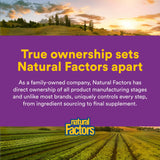 Natural Factors Granjas orgánicas certificadas, compromiso con la pureza.
