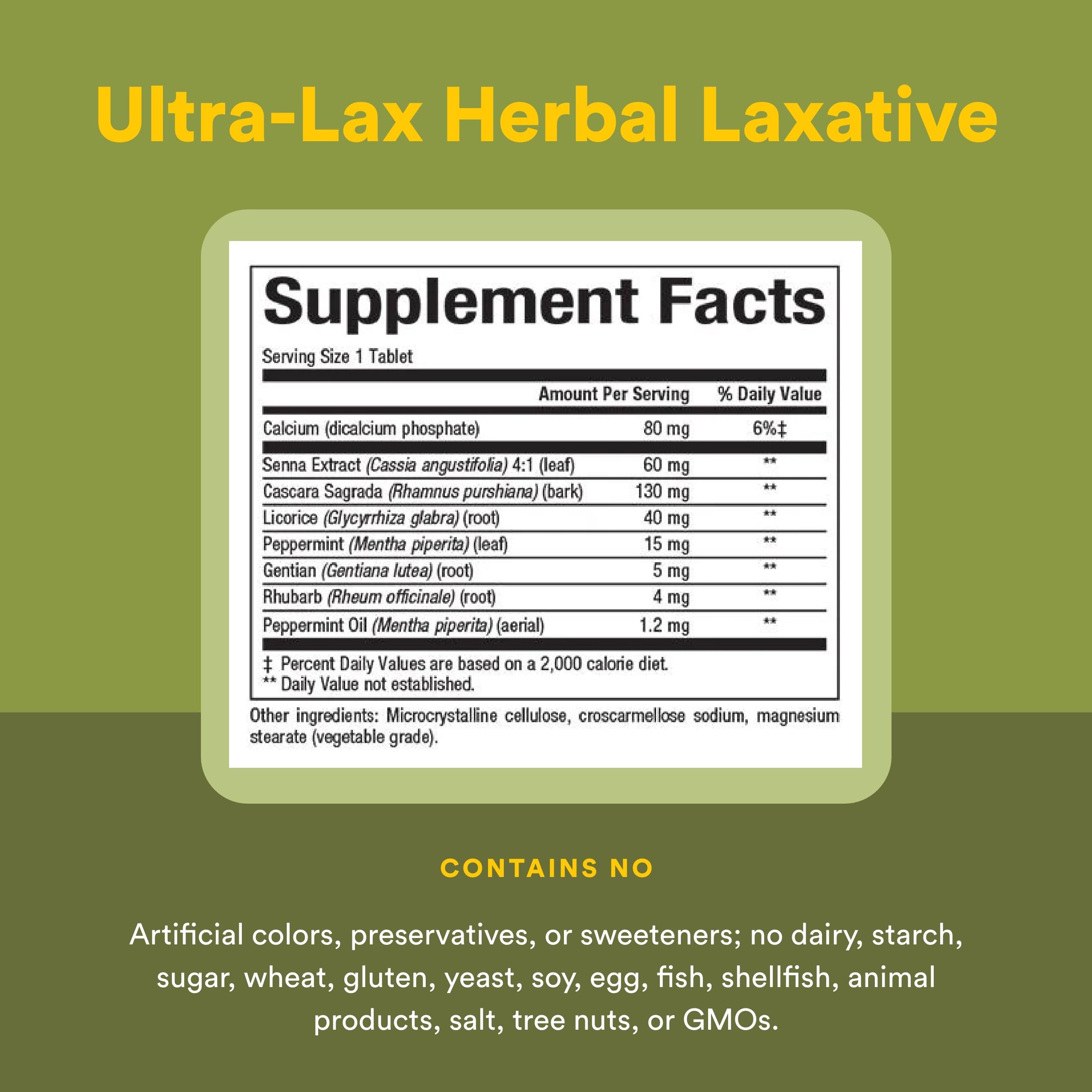 Ingrediente cascara sagrada en HerbalFactors Ultra-Lax para alivio natural
